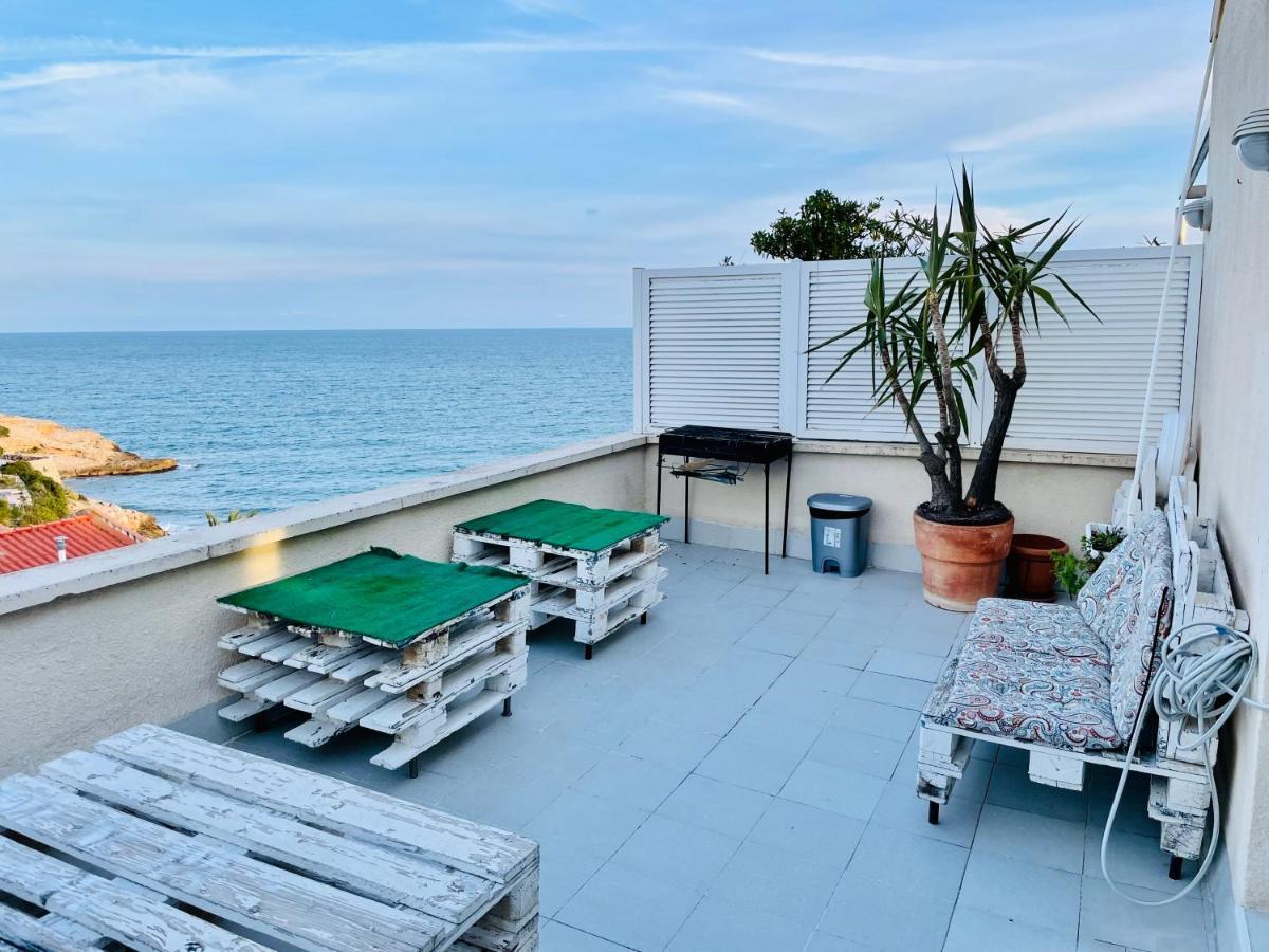 La Marina Seaview Penthouse Apartment Sitges Bagian luar foto