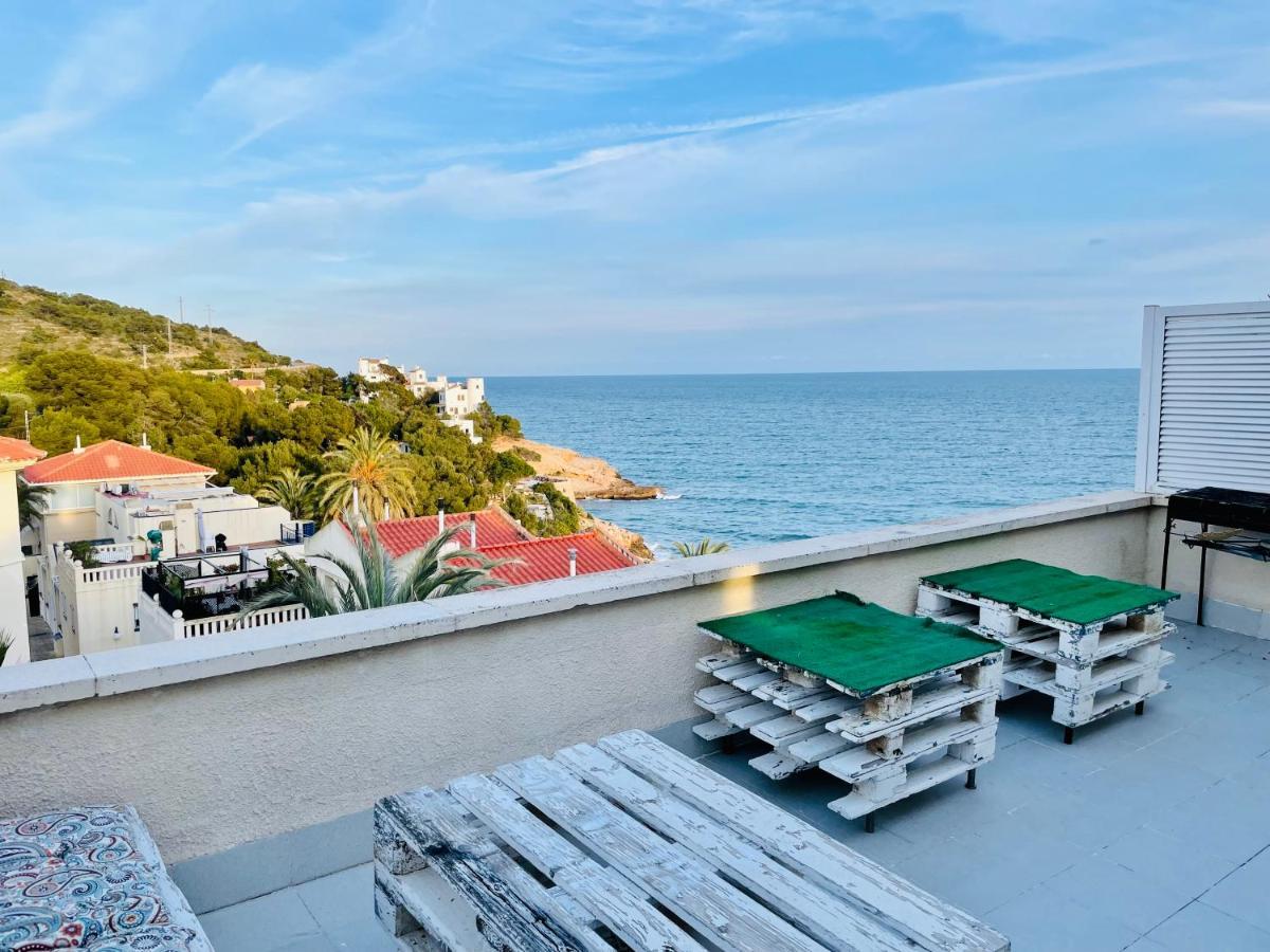 La Marina Seaview Penthouse Apartment Sitges Bagian luar foto